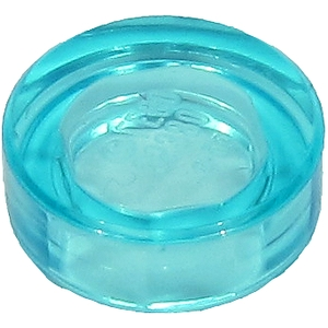 Tegel, Rond 1x1 Trans Light Blue